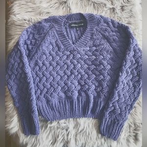 Kendall & Kylie Cable Knit pullover sweater